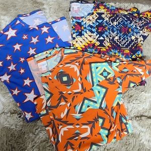 Bundle of 3 LuLaRoe Irma Tops C